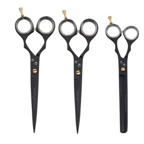 Tools 2 Groom Black Edge scharenset